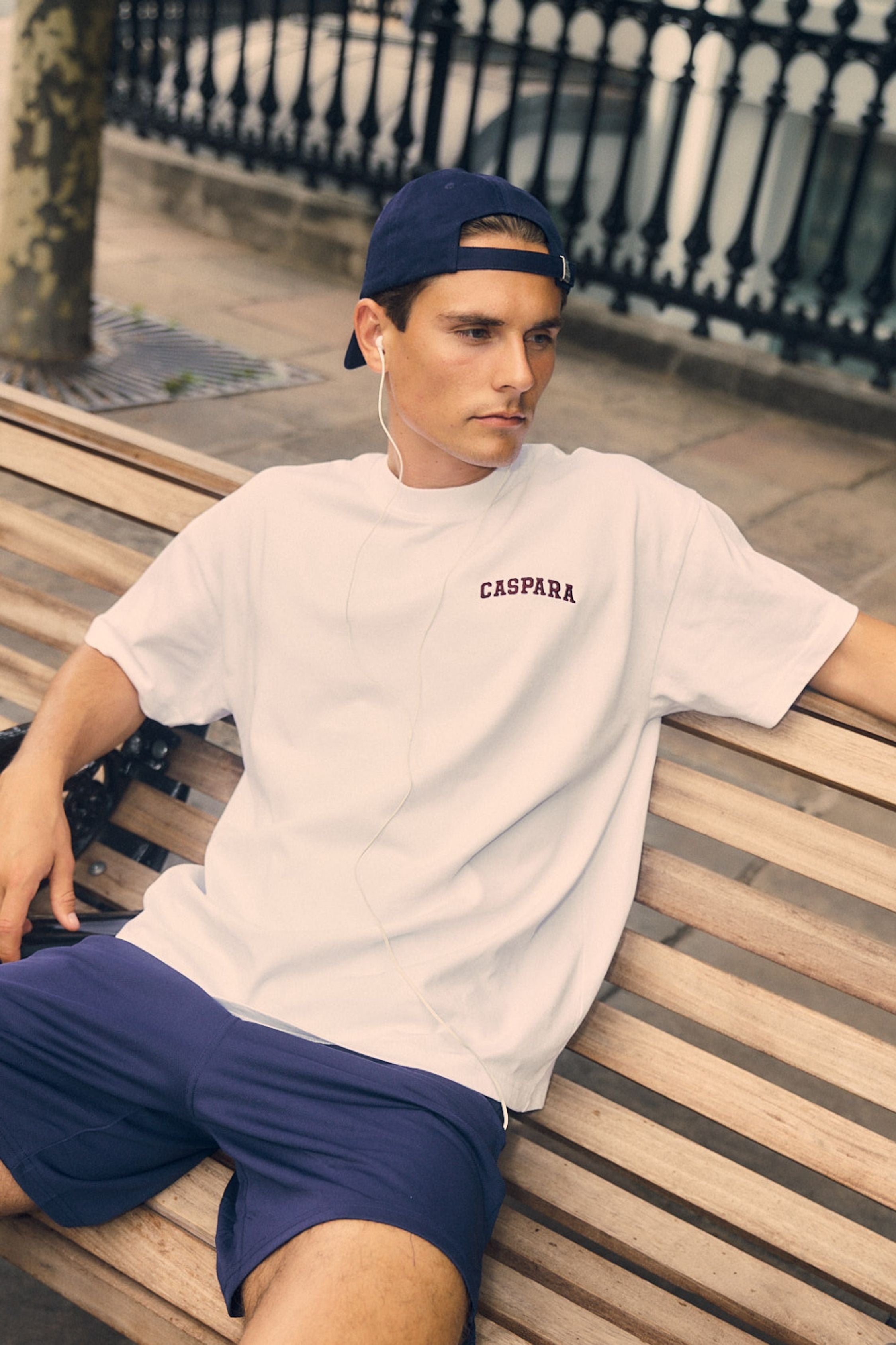 M. Varsity Tee - White